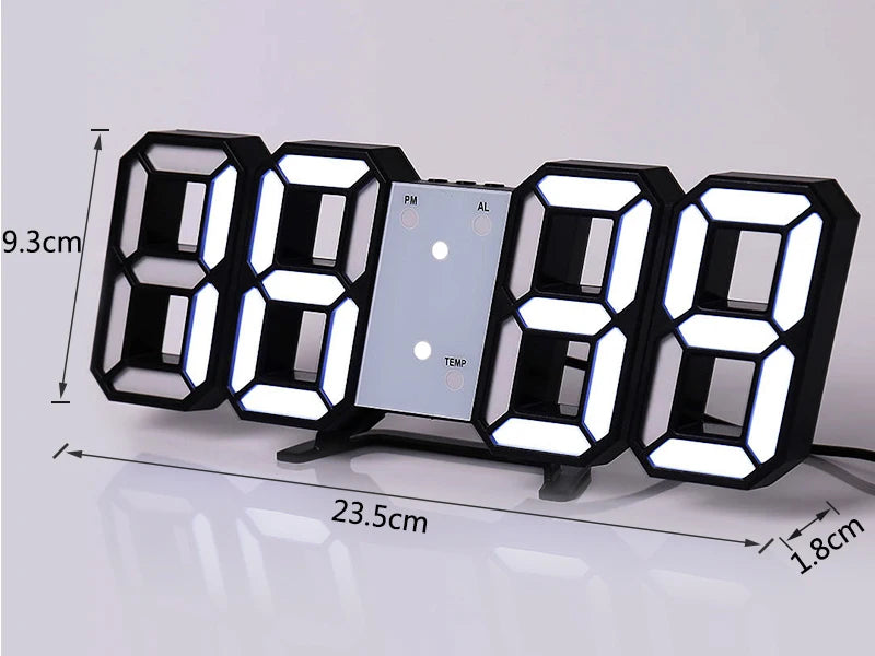 3D LED DIGITAL CLOCK
