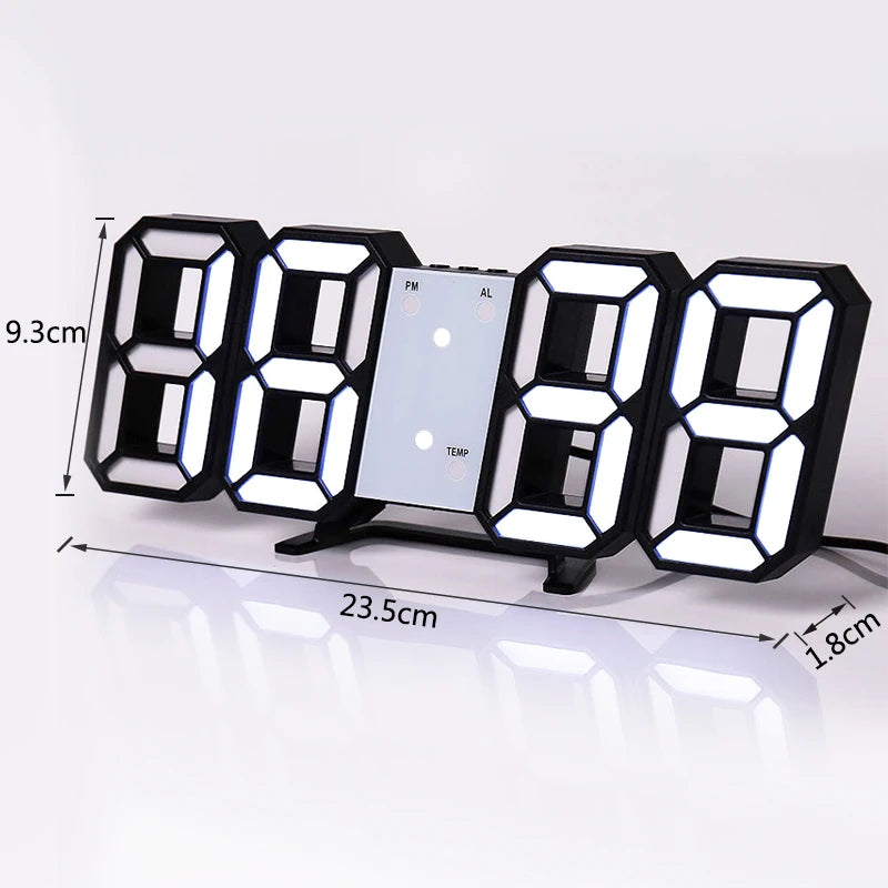 3D LED DIGITAL CLOCK